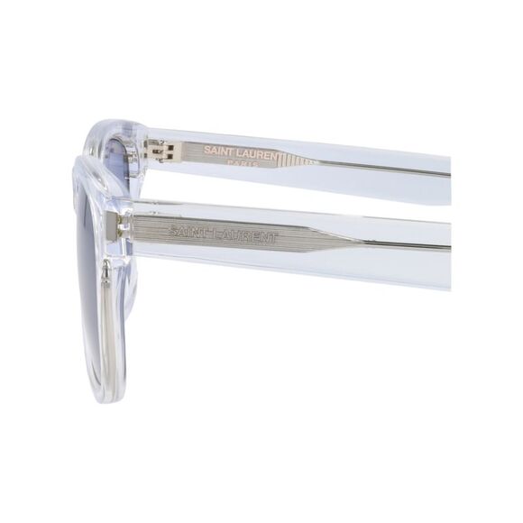 Saint Laurent Square-Frame Acetate Sunglasses Clear Unisex-Adult - Picture 4 of 6